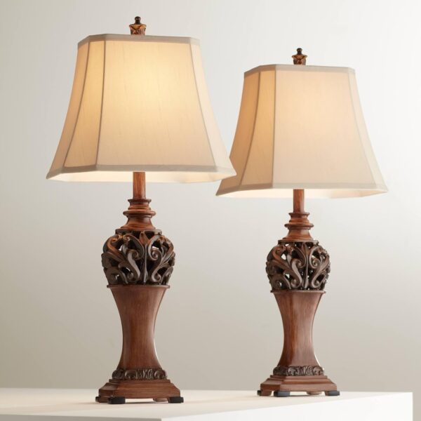 Regency Hill Exeter Traditional Style Table Lamps